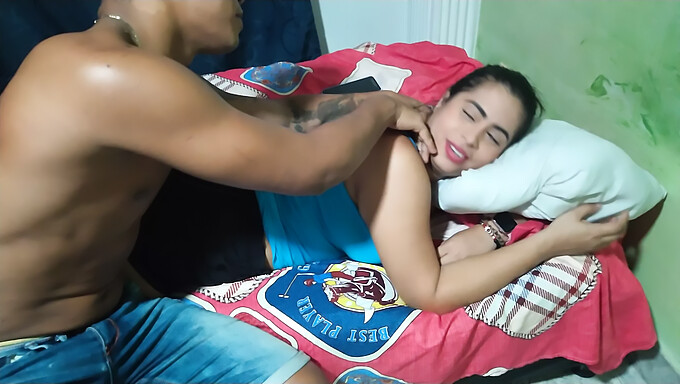 Colombian Massage And Foot Fetish With My Stepsister