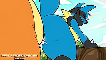 Thicc Charizard Dává Chlupaté Lucario Creampie V Horkém Videu