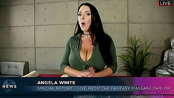 Loira Peituda Lena Paul E Morena Curvilínea Angela White Exploram Novas Sensações