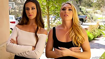 Aj Applegate Y Cassidy Klein Protagonizan Un Trío Con Una Polla